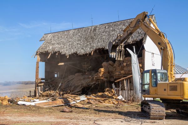 Barn Demolition in Port Orchard
