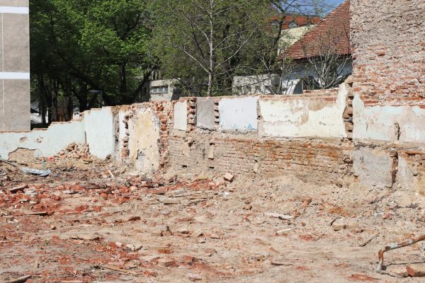 Brick Wall Demolition in Port Orchard